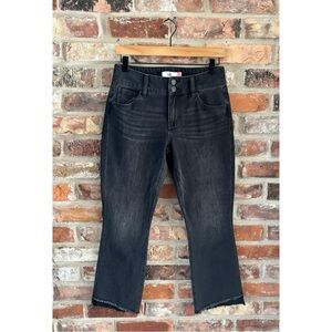 CAbi 4519 Black High Low Crop Jeans, 2